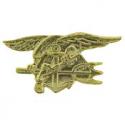 Large Navy SEAL Trident Pin (Gold)