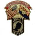 Arizona POW MIA Flag Pin