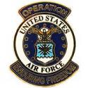 Operations Enduring Freedom Air Force Pin