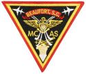 MCAS Triangle Beaufort SC Velcro Backing Patch 