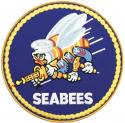 Navy Seabees Large Round Patch 