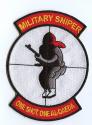 Military Sniper  One Shot - One Al-Qaeda Patch