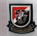 6th Group Special Forces Bullion Pocket Patch 