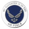 My Daughter is in the Air Force with Wing Lapel Pin 