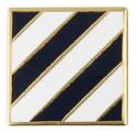 Army 3rd Infantry Division Square Lapel Pin 