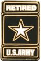 US Army Star Retired Lapel Pin 