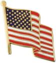 USA Wavy Flag Lapel Pin 