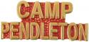 Marine CAMP PENDLETON Letters Only Pin Marine CAMP PENDLETON Letters Only Pin
