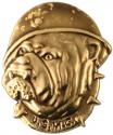 Marine Helmet Face Bulldog Lapel Pin 