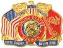Marine These Colors Never Run Pin Marine These Colors Never Run Pin