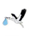 Nurse Blue Stork Pin
