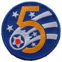 5th Air Force Patch WWII