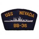 USS Nevada Navy Hat Patch USS Nevada Navy Hat Patch