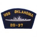 USS Oklahoma Navy Hat Patch