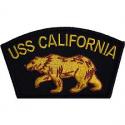 Navy USS California Hat Patch Navy USS California Hat Patch