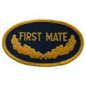 Navy 1st Mate Patch Navy 1st Mate Oval Patch