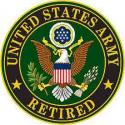 Army Logo Patch  Retired