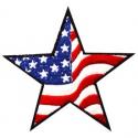 Star USA Flag Patch