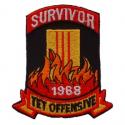 Vietnam Survivor Tet Offensive Patch
