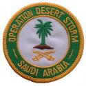 Operation Desert Storm Saudi Arabia Patch