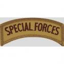 Special Forces Tab Patch Tan