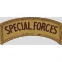 Army Special Forces Tab Patch Tan Special Forces Tab Patch Tan