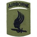 Army 173rd Airborne Bde Patch OD