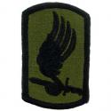 Army 173rd Airborne Bde Patch OD