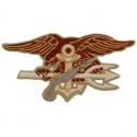 Navy Seal Trident Patch - Tan