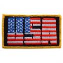 USA Lettering Flag Patch