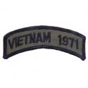 Vietnam 1971 Tab Patch