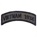 Vietnam 1974 Tab Patch