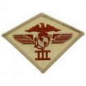 USMC 3rd Airwing Patch Tan