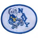 Navy Football Ram Logo Patch