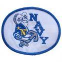 Navy Football Ram Logo Patch Navy Football Ram Logo Patch