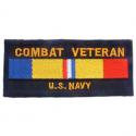 US Navy Combat Vet Logo Patch