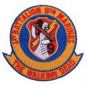 USMC Walking Dead (1st Battalion) Patch