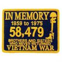 Vietnam In Memory Patch