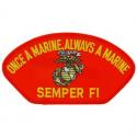USMC  Once a Marine, Always Fidelis Hat Patch
