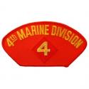 4th Marine Division Hat Patch