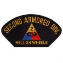 Army Second Armored Division Hat Patch