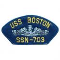 USS Boston Navy Hat Patch