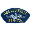 USS Louisville Navy Hat Patch