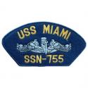 USS Miami SSN Navy Hat Patch