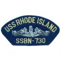 USS Rhode Island Navy Hat Patch USS Rhode Island Navy Hat Patch