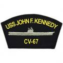USS J.F.K. Navy Hat Patch
