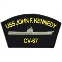 USS J.F.K. Navy Hat Patch USS J.F.K. Navy Hat Patch