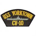 USS Yorktown Navy Hat Patch