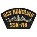 USS Honolulu Navy Hat Patch
