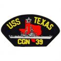 USS Texas Navy Hat Patch USS Texas Navy Hat Patch